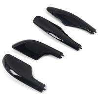 ราคา เหมาะสำหรับ Toyota Land Cruiser LC100 FJ100 1998 2007แร็คหลังคารถไฟ End ปกเชลล์หมวกเปลี่ยน4ชิ้น สีดำ (16624401669)