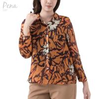 ราคา Pena house เสื้อเชิ๊ตผู้หญิง แขนสามส่วน ผ้าโพลีเอสเตอร์พิมพ์ลาย POSL012405 (21373305266)