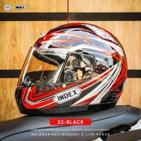 ราคา หมวกกันน็อค INDEX รุ่น 811 แว่นชั้นเดี่ยว มีให้เลือกสีพื้น และลาย size L ขนาด 58 60 ซม (21564560743)