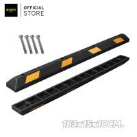 ราคา แถบยางกั้นรถ ยางหยุดรถ rubber wheel stop สำหรับที่จอดรถ ยางกั้นล้อ ยางห้ามล้อ (21804653237)