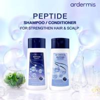 ราคา ใหม่ ardermis Peptide Shampoo บรรจุ 200 ml Conditioner บรรจุ 150 ml อาร์เดอร์มิส เปปไทด์ แชมพู คอนดิชันเนอร์ ลดการขาดหลุดร่วง บำรุงหนังศีรษะ (21768015524)