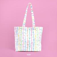 ราคา DADDY Ribbon Rainbow Tote Bag กระเป๋าผ้าแคนวาสพิมพ์ลาย สุดน่ารัก (22171086562)