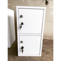 ราคา ตู้ข้างเตียง ชั้นวางของ ล็อคเกอร์ 2ชั้น ประกอบแล้ว (21843896143)