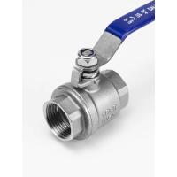 ราคา Full Port Threaded Ball Valve 1 4 2 BSPT 304 Stainless Steel 2P female (21947806708)