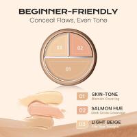 ราคา MISTINE ครีมคอนซีลเลอร์3สีปกปิดผิวคงทนสิวที่มองไม่เห็นดูเป็นธรรมชาติสำหรับทุกสภาพผิว6กรัม (22147335755)