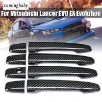 ราคา Xuming คาร์บอนไฟเบอร์สไตล์ที่จับประตูสำหรับ Mitsubishi Lancer Ex Evolution X Evo (9233763917)