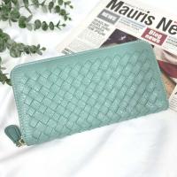 ราคา กระเป๋าสตางค์ ลายสานซิบรอบ ช่องใส่บัตร 8 ใบ ใส่โทรศัพท์ได้ สานซิบรอบ (1758230886)