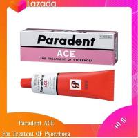 ราคา Paradent ACE For Treatment of Pyorrhoea ยาสีฟันสำหรับผู้มีปัญหาเหงือกร่น ขนาด 40 กรัม (21505547784)