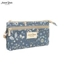 ราคา กระเป๋าใส่มือถือสมาร์ทโฟนแบบ 3 ช่อง วัสดุผ้าเคลือบกันน้ำแบบเนื้อด้าน แบรนด์ Sandwich Garden กว้าง 20 0 ซม สูง 10 5 ซม (21606392315)