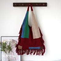 ราคา กระเป๋าแบบสบายๆสำหรับฤดูใบไม้ร่วงและฤดูหนาวกระเป๋าผู้หญิงแบบถักไหมพรมแต่งพู่สไตล์โบฮีเมียนสไตล์ชนเผ่าแนววินเทจสำหรับสตรีกระเป๋าสะพายไหล่เดียว (21446305108)
