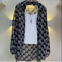 ราคา เสื้อกันแดดไซส์ใหญ่สำหรับสาวอวบกก เสื้อเชิ้ตแขนยาวผ้าชีฟองทรงหลวมสำหรับฤดูร้อนเสื้อคาร์ดิแกนระบายอากาศเสื้อคลุมแบบบางใส่ได้ถึง200กก (21884331008)