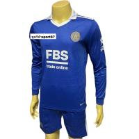 ราคา เสื้อกีฬาผู้ชาย ชุดกีฬา ชุดฟุตบอล เลสเตอร์ซิตี้ Leicester City แขนยาว ได้เสื้อกางเกง สินค้าถ่ายจากงานจริง (19734476558)