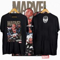 ราคา Fashion เสื้อยืดคอตตอน เสื้อยืดคุณภาพดี เสื้อยืดสไปเดอร์แมน มาร์เวล Spiderman Marvel T shirts ลิขสิทธิ์แท้ รุ่น ผ้าฟอกดำ Supercomics (20589243476)