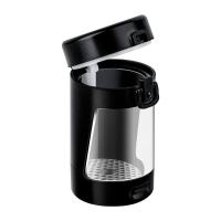 ราคา โถเก็บแก้ว ถังเก็บเครื่องเทศ LED Light Moisture Smell Proof Glass Mag Stash Jar with Magnifying Glass Sealed Storage Jar (17130536859)