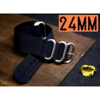 ราคา barel สายนาฬิกา นาโต้ ซูลู nato zulu ผ้าไนล่อน ห่วงแสตนเลส ไซส์ 24 มม แถม สปริง เหล็กถอดสาย Zulu 24 (382510182)