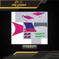 ราคา สติ๊กเกอร์ KR SE ลายหินแตก ปี1992 สติ๊กเกอร์ KR 150SE ปี92 Kawasaki KR 150 (21945247110)