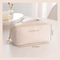 ราคา กระเป๋าเครื่องสําอาง กระเป๋าแบบพกพา กระเป๋าใส่เครื่องสําอาง สําหรับผู้หญิง กระเป๋าหนัง อเนกประสงค์ จุของได้เยอะ (19324228362)