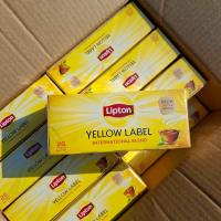 ราคา ชาลิปตันของแท้ ซองเปลือย ชา Lipton yellow label ขนาด 25 50 100 ซอง (22105375304)