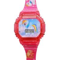 ราคา กันน้ำ นาฬิกาเด็ก Pony มีไฟมีเสียง นาฬิกาข้อมือสำหรับเด็กอายุ3ปีขึ้นไป ลายกาตูนโพนี่ คิตตี้ ดิจิตอล RC128 1 (13529818707)