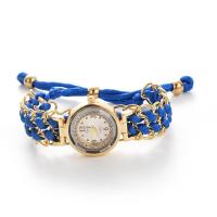 ราคา นาฬิกาข้อมือควอตซ์สายถักสีทองนาฬิกากําไลสำหรับผู้หญิงนาฬิกาข้อมือปรับได้แบบลำลองนาฬิกาผู้หญิง (19252470776)