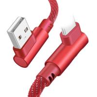 ราคา สายชาร์จอย่างรวดเร็วการถ่ายโอนข้อมูลMicro USB Type C สายฟ้า 90 องศาสายชาร์จUSB 25 เซนติเมตร 1 เมตร 2 เมตรสำหรับเกมสำหรับiPhone 11 Pro XS MAX Android Type C XR XS X (1872374144)