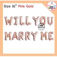 ราคา ลูกโป่งขอแต่งงาน Marry Me Will You Marry Me ขนาด 16 นิ้ว พร้อมส่งจากกรุงเทพ ลูกโป่งฟอยล์ตัวอักษร (22025332772)