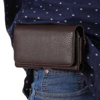 ราคา New ซองหนังเหน็บเอว กระเป๋าเหน็บเอว ใส่มือถือแนวนอน ตัวติดเป็นแม่เหล็ก (21141610571)