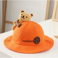 ราคา พร้อมส่ง หมวก หมวกเด็ก 10เดือน 4ปี รอบหัว 50 52 cm หมวกบักเก็ต ปีกรอบ แฟชั่นติดตุ๊กตาหมี สำหรับเด็กผู้หญิง เด็กผู้ชาย (16856912935)