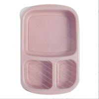 ราคา กล่องข้าว 3 ช่อง กล่องใส่อาหาร กล่องถนอมอาหาร กล่องใส่อาหารมีช่องแบ่ง กล่องข้าวเด็กน่ารักๆ (19224982845)