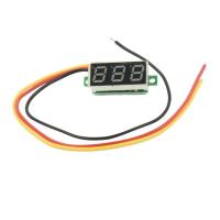 ราคา Mini Digital Voltmeter DC 0 100V LED Panel Voltage Meter 3 Digital With 3 Wires Red (19816758910)