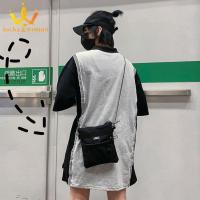 ราคา Sacoche Bag กระเป๋าสายเชือก สะพายข้าง ใส่มือถือ งานแบรนด์ black white (21696227231)