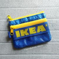 ราคา IKEA Coins Pouch กระเป๋าสตางค์ใบสั้นซิปเปิด ใส่เหรียญ บัตร เงินพับๆ (21709788168)