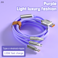 ราคา JIA สายชาร์จแบบ3 in 1สายไมโคร USB สำหรับ iPhone สายชาร์จสำหรับชาร์จ USB (21172854038)