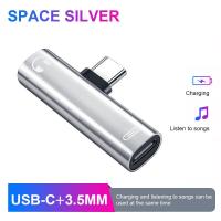 ราคา FONKEN 2 In 1อะแดปเตอร์แยกสายชาร์จหูฟังสำหรับ IPhone 11 12 Pro X XS Adaptador ชาร์จ USB Type C อะแดปเตอร์สายชาร์จเสียง (10101587988)