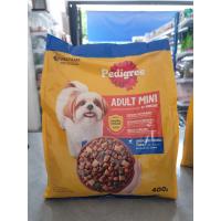 ราคา Pedigree เพดดิกรี สำหรับสุนัขโตพันธุ์ทอยและพันธุ์เล็ก รส ไก่ ตับและผัก ขนาด400g (21706463434)