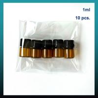 ราคา ขวดสีชา ใส่น้ำมันหอมระเหย เซรั่ม น้ำหอม สารเคมีต่างๆ แพ็ค 10 ชิ้น ขนาด 1 2 3 5ml (21874990906)