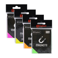 ราคา Elephant Sticko Note Magnote กระดาษ แม็กโน๊ต แม่เหล็ก นีออน โพสอิท 3x4 นิ้ว (19396592204)