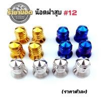 ราคา ตัวเมียฝาสูบ น๊อตใส่ฝาสูบหัวปิด จี้ลาย 11 12 มี 3 สี ราคาตัวละ (20666827838)