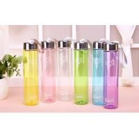 ราคา ขวดน้ำพลาสติกใส กระบอกน้ำ ขนาด 280ml Luck Sanke ฝาปิดมีหูหิ้ว (12442523105)