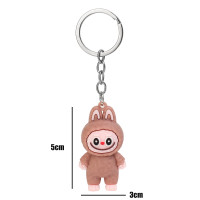ราคา Lovely girls house 4Pcs พวงกุญแจแฟนซี POP MART Labubu พวงกุญแจตุ๊กตา Macaron มีสี (22093322176)
