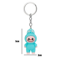 ราคา Lovely girls house 4Pcs พวงกุญแจแฟนซี POP MART Labubu พวงกุญแจตุ๊กตา Macaron มีสี (22093322177)