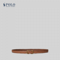 ราคา Polo Ralph Lauren เข็มขัดผู้หญิง Braided Vachetta Leather Skinny Belt รุ่น WAPOBLT09M20080 สีน้ำตาล (21846523375)