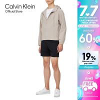 ราคา CALVIN KLEIN เสื้อแจ็คเก็ตฮู้ดผู้ชาย Hooded Windbreaker ทรง Relaxed รุ่น 4MS4O521 020 สี Light blue (21448808922)