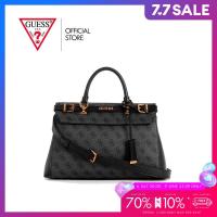 ราคา GUESS กระเป๋าสะพายผู้หญิง รุ่น SZ900106 SESTRI LOGO LUXURY SATCHEL สีดำ (21560464105)