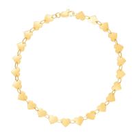 ราคา Nathalias NY สร้อยข้อมือทอง14k ขนาด 7 นิ้ว 14k Yellow Gold 7 inch Mirrored Heart Chain Bracelet Pre order 10 12 days 53797 (21656129365)