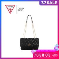 ราคา GUESS กระเป๋าสะพายผู้หญิง รุ่น QG900421 ALANNA CONVERTIBLE XBODY FLAP สีดำ (21560387434)