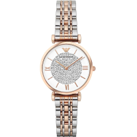 ราคา EMPORIO ARMANI นาฬิกาข้อมือ Retro Crystal Pave Dial Multi color รุ่น AR1926 AR1925 32mm (21719458069)