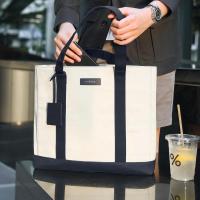 ราคา Archive Small Hampton Tote II กระเป๋าผ้าแคนวาสกันน้ำป้ายหนังวัวแท้ (7224036250)