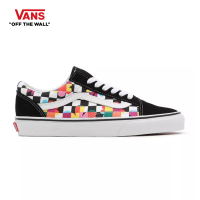 ราคา VANS Old Skool Floral Checkerboard black true white รองเท้า ผ้าใบ VANS ชาย หญิง (13623847334)