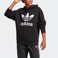 ราคา adidas ไลฟ์สไตล์ เสื้อฮู้ด Trefoil ผู้หญิง สีดำ IB7432 (21509508989)